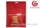 Red UV Surface Larger Capacity Coffee Packaging Bags And Hang Hole