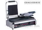 Stainless Steel Contact Griller Single / Double Heads Sandwich Grill Machine