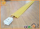 Yellow / Black Plastic Over Floor Cord Protector for Electric Wire CE / ROHS / FCC