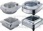 Catering Buffet Equipment Drop - In Induction Chafing Dish With Glass Or Solid Lid