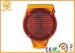 LED Strobe Traffic Warning Lights Solar With High Intensity 360 Degree Swivel Head