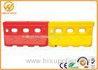 Red Yellow Water Filled Plastic Traffic Barriers for Road Safety Anti Impact