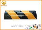 1M Reflective Heavy Duty Rubber Speed Bump for Road Safety / Residential