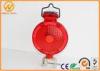 Traffic Barricade Lamp Solar LED Strobe Warning Lights Red Yellow Road Safety