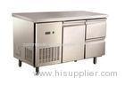 CE Undercounter Refrigerator Drawers Fan Cooling Stainless Steel Bench Fridge
