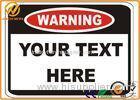 Custom Printed Reflective Traffic Warning Signs for Danger Caution Workplace