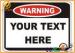 Custom Printed Reflective Traffic Warning Signs for Danger Caution Workplace