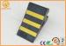 Anti Slip Truck Rubber Wheel Stopper with Reflective Mark Weather Resistant