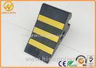 Anti Slip Truck Rubber Wheel Stopper with Reflective Mark Weather Resistant