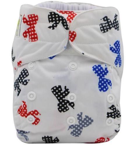 Velour Diaper With Two Inserts