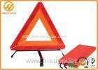 High visibility Vehicle Safety Triangles with PMMA / ABS Reflector Steel Legs