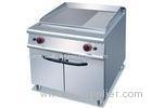 Free Standing Cooking Lines Stainless Steel Gas / Electric Griddle For Kitchen