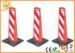 Reflective Plastic Traffic Delineator Post Warning Sign Board for Road Safety