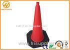 Construction Site Reflective PE Heavy Duty Traffic Cone Waterproof 1 Meter Height