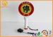 Traffic Warning Hand Held Stop Signs with LightsRed Flashing Rechargeable Battery