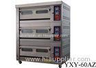 Double Window Commercial Gas Oven Detachable Commercial Bread Baking Ovens