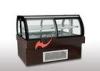 Two Sliding Door Open Display Cases / LED Light Static Cooling Open Fridge Display