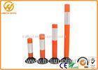 Reflective Flexible Traffic Bollards for Road Safety / Hotel Parking Lot / Station