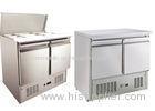 Air Cooling Commercial Drawer Refrigerator Auto Closing 3 Door Commercial Fridge