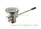Steel Commercial High Temp Dishwasher Part Twist Lever Drain For Waste Valve