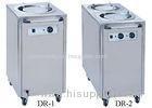 Stailess Steel Electric Plate Warmers Commercial 1 / 2 Head For Restaurant