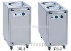 Stailess Steel Electric Plate Warmers Commercial 1 / 2 Head For Restaurant