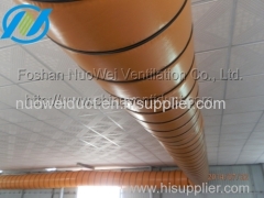 Compressible flexible air duct