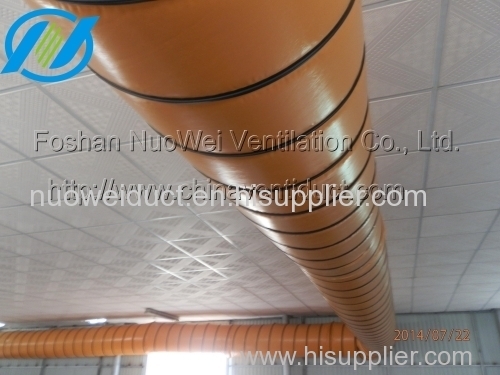 Compressible flexible air duct