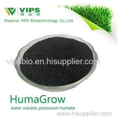Deflocculation Potassium humate fertilizer from leonardite