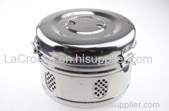 Hospital Surgical Medical Stainless Steel Medical Hollow Ware Instruments Dressing Drum