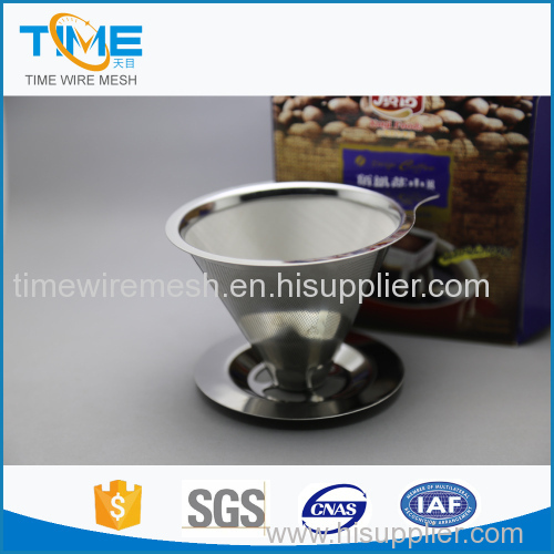 Hot sale stainless steel pour over coffee dripper