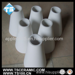 92 96 Alumina Ceramic Tapered Tube for Abrasion Resistant