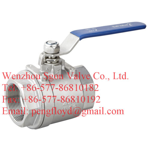 2pc threaded ball valve Heavy Type