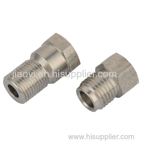 Precision machining auto oil hex union parts