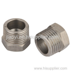 Precision machining auto oil hex union parts