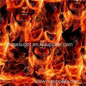 PVA FilmFor Motorcycle Hydro Graphics Film Water Transfer Printing Film Flame And Skull GWR006