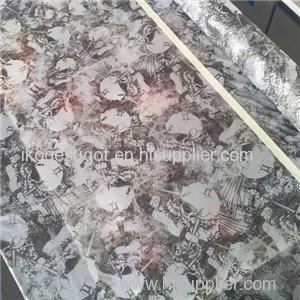 Water Transfer Printing Hydro Graphics Film-Transparent Black SKULL TATTOO GWR001