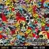 GWS116 Catoon Sukll Water Transfer Printing Film / Hydrographic Skull Ffilm