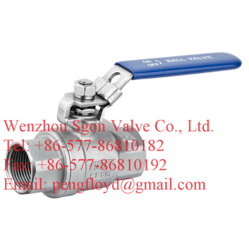 2pc threaded ball valve DIN3202-M3