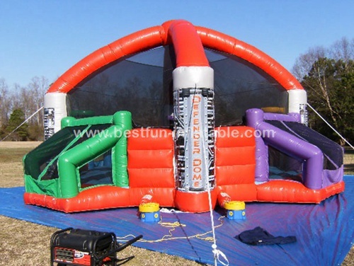 Giant interactive inflatable Defender dome