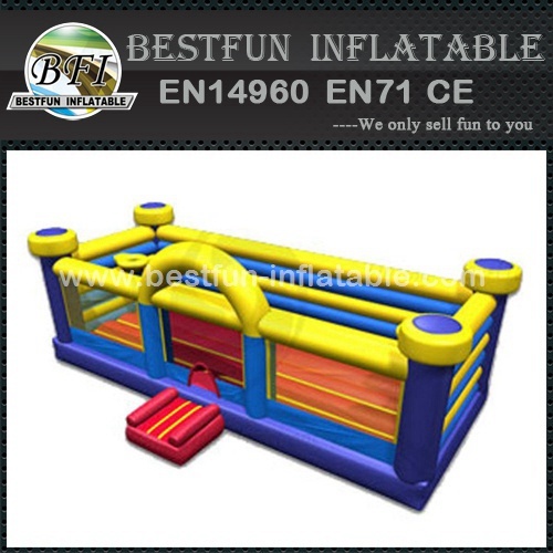 Inflatable basketball hoop field bouncer