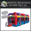 Inflatable boulder run dash sports equipment