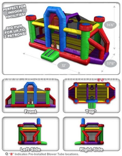 Inflatable dodge ball Sports Defender arena