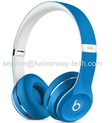 2016 Newest Beats Solo2 Over-The-Ear Luxe Edition Blue Headphones