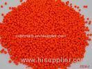 200 Heat Rubber Polymer Masterbatch Fluorescence Orange For Extrusion Molding