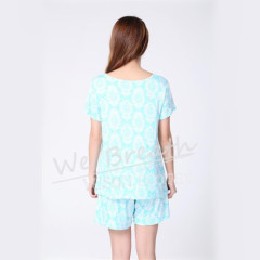 Apparel&Fashion Underwear&Nightwear Printing Pattern Ladies Bamboo Fiber Seamless Short Sleeves Shorts For Summer