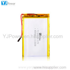 3.7V 4000mAh lithium polymer battery