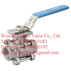 DIN3202-M3 ball valve with ISO5211 Mounting Pad.