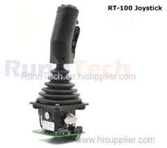 RunnTech joystick handle with switch single axis joystick potentiometer cnc joystick Conductive Plastic joystick optical
