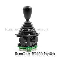 RunnTech joystick handle with switch single axis joystick potentiometer cnc joystick Conductive Plastic joystick optical